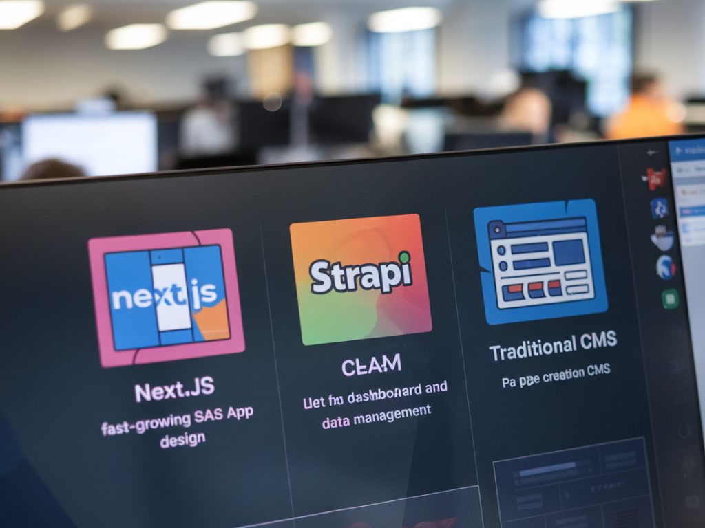 Quelle architecture technique choisir pour un saas à croissance rapide : next.js, strapi ou un cms traditionnel